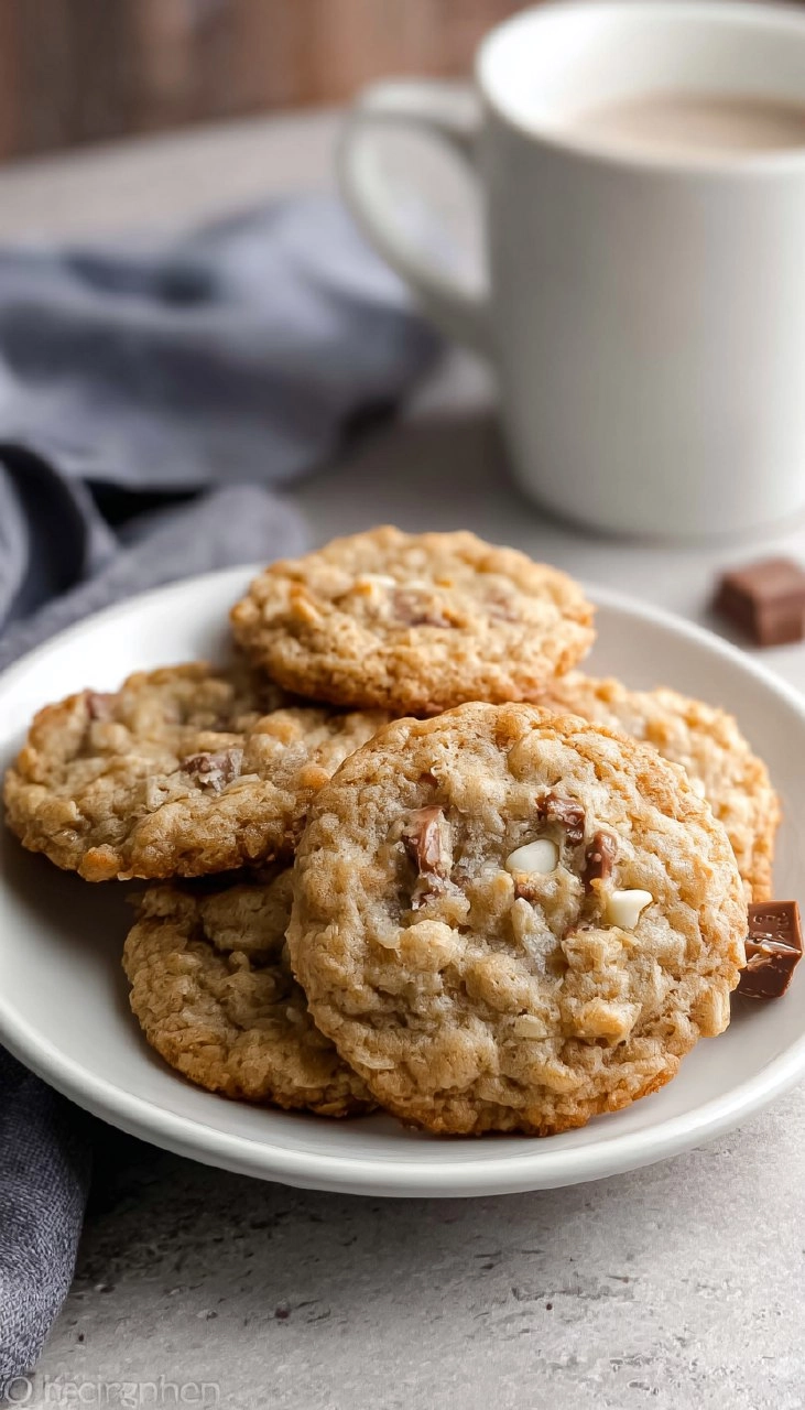 Chewy-Oatmeal-Toffee-Cookies-Recipe