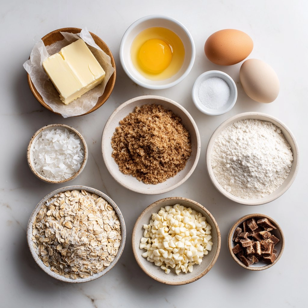 Chewy Oatmeal Toffee Cookies