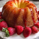 Lemon-Bundt-Cake-with-Strawberry-Compote-Recipe