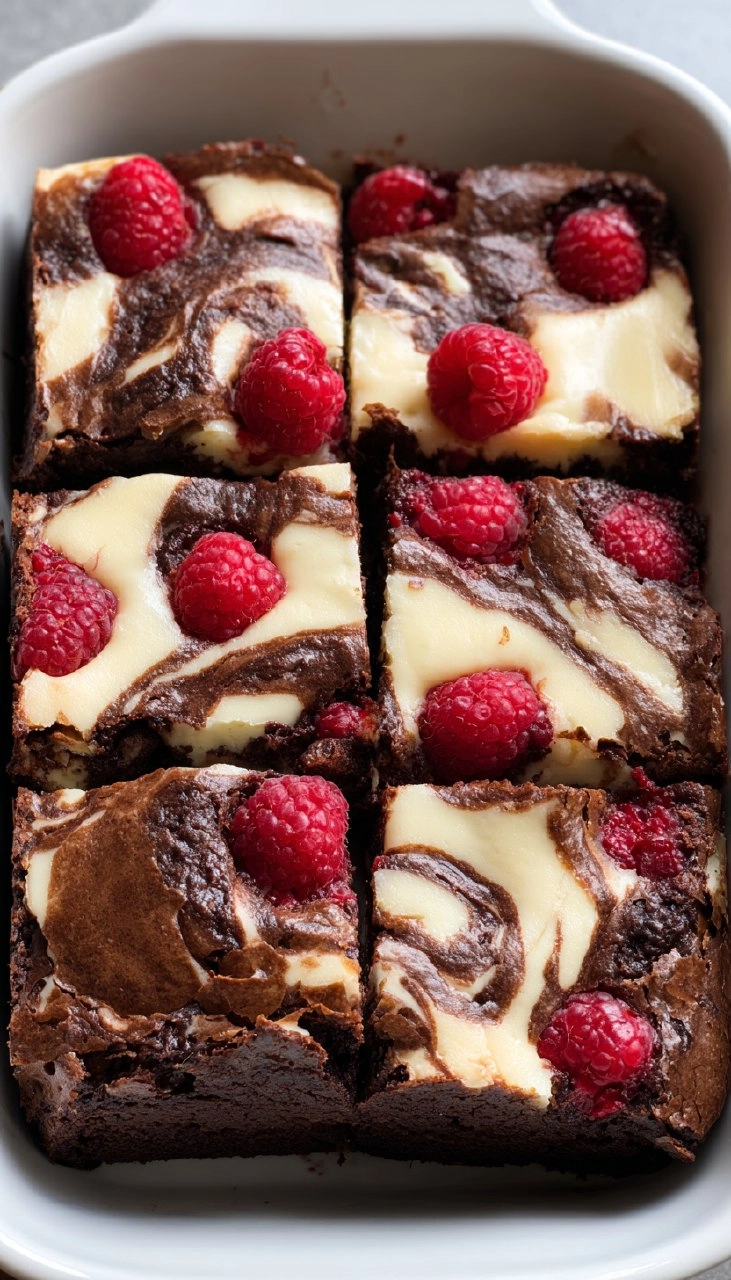 Raspberry Cheesecake Brownies 120 Raspberry Cheesecake Brownies