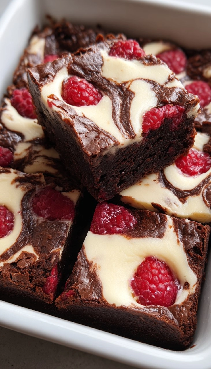 Raspberry Cheesecake Brownies 122 Raspberry Cheesecake Brownies