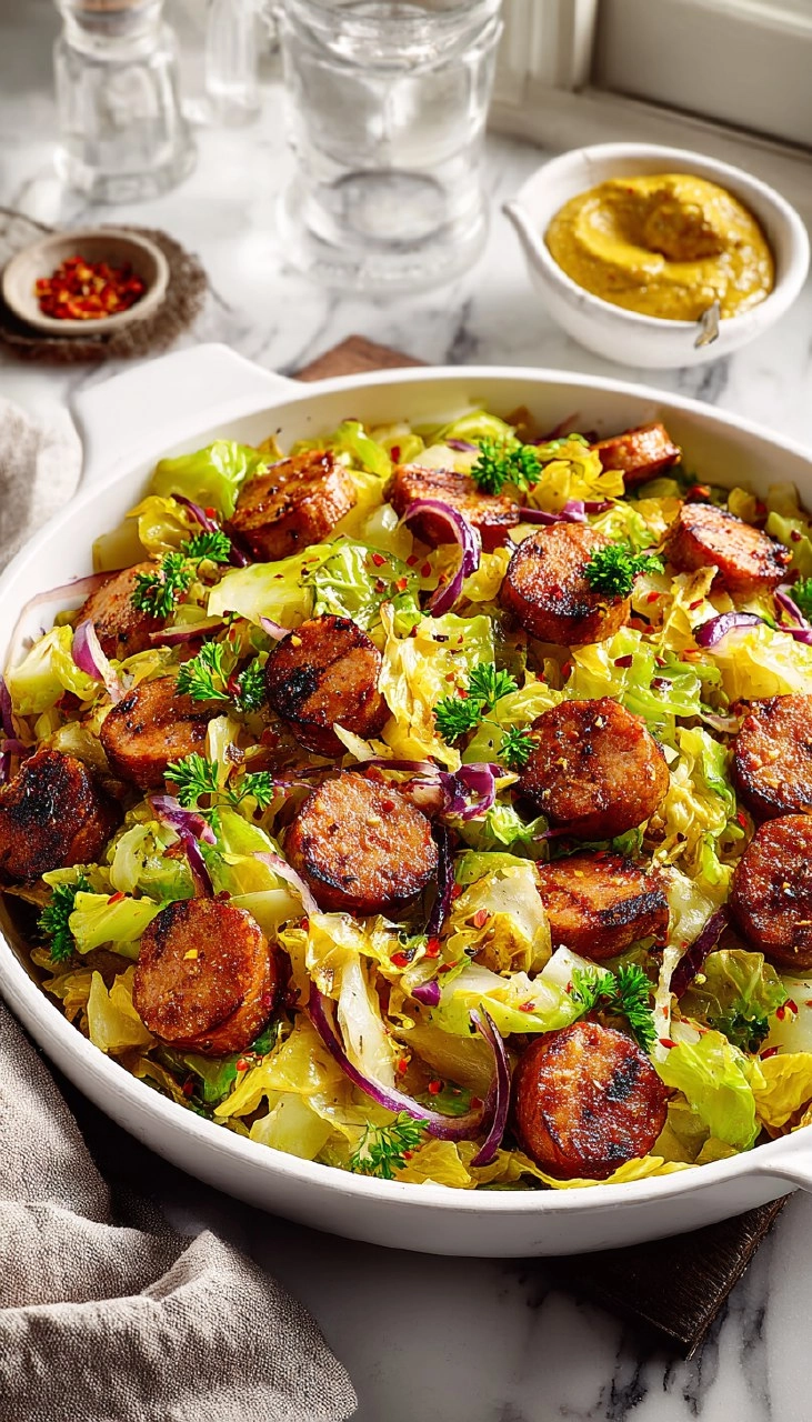 Sausage and Cabbage Skillet