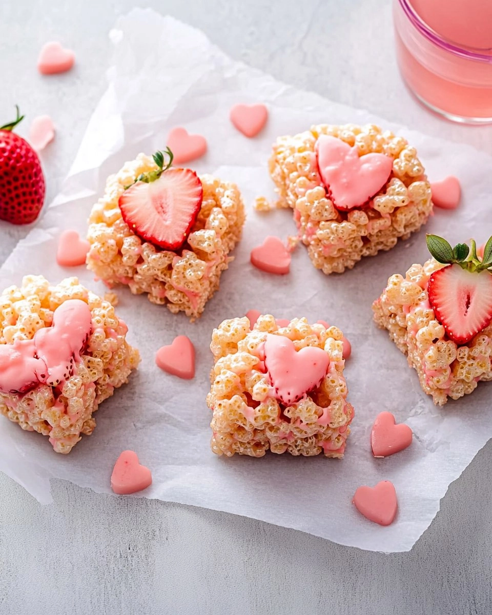 Strawberry Rice Krispie Treats