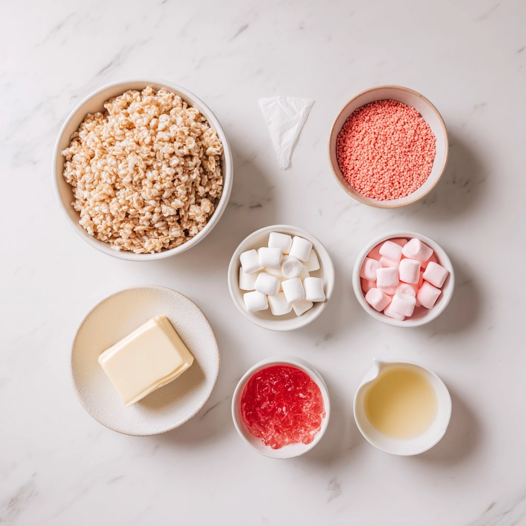 Strawberry Rice Krispie Treats