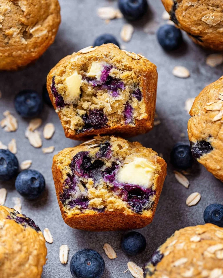 Blueberry-Oatmeal-Muffins-Recipe