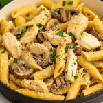 Chicken-and-Mushroom-Pasta-Recipe