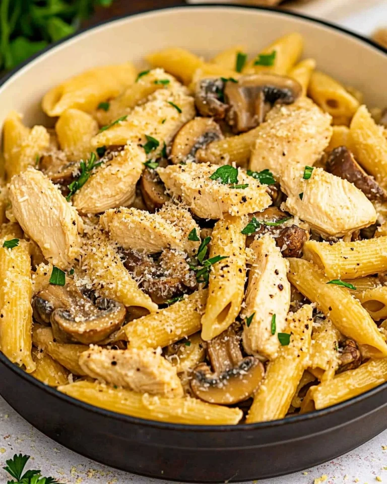 Chicken-and-Mushroom-Pasta-Recipe