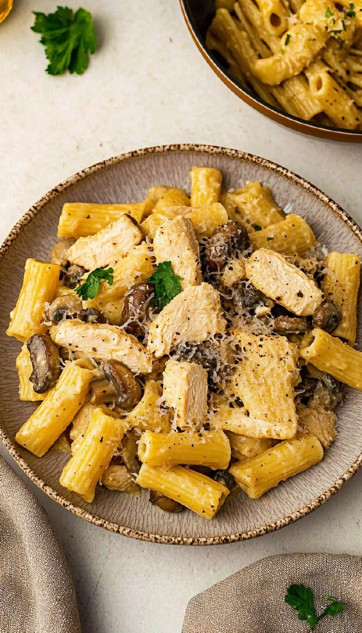 Chicken and Mushroom Pasta