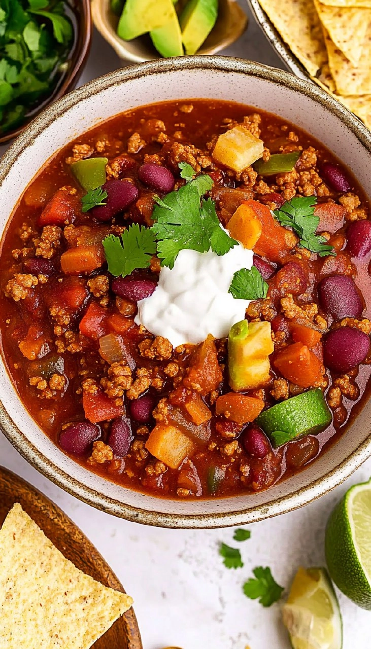 Ground Turkey Chili 132 Ground Turkey Chili