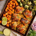 Spicy-Honey-Chicken-Sheet-Pan-Dinner-Recipe