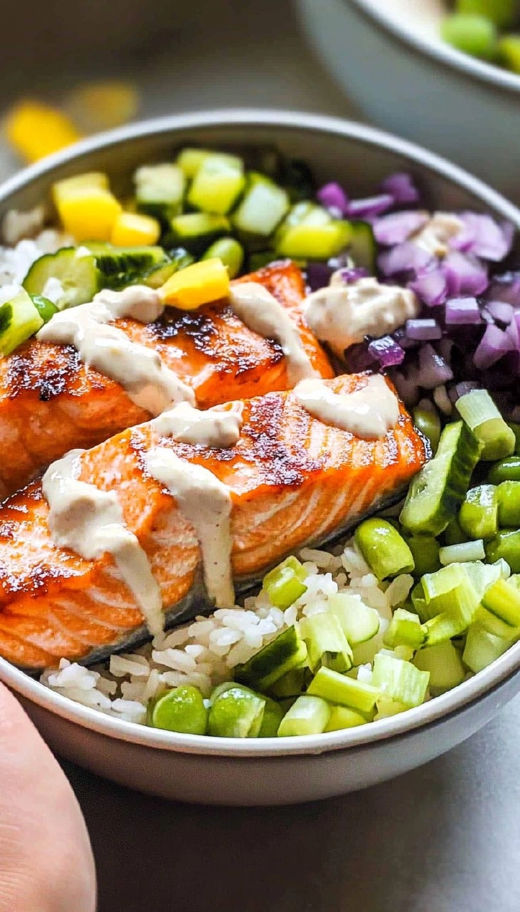 Teriyaki Salmon Bowls 127 Teriyaki Salmon Bowls