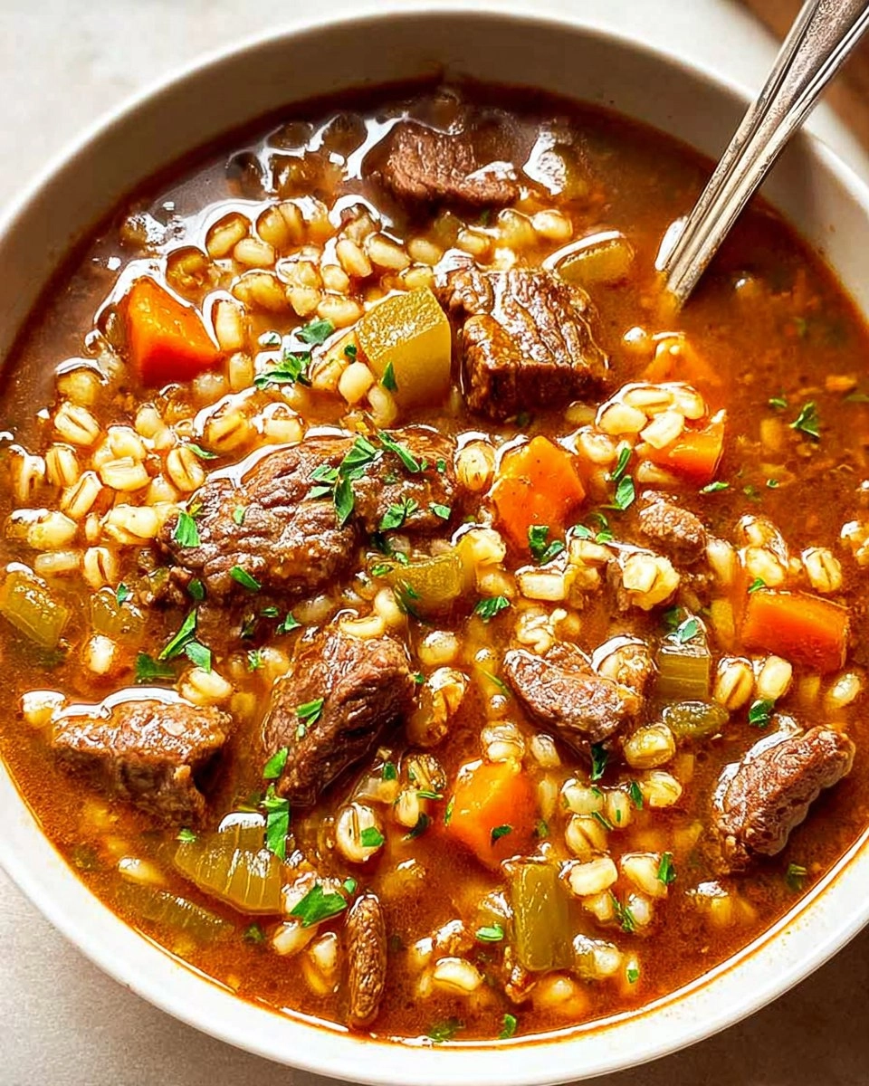 Beef Barley Soup 104 Beef Barley Soup