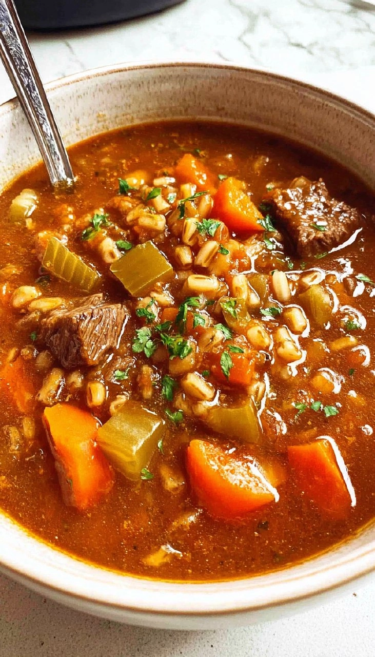 Beef Barley Soup 105 Beef Barley Soup