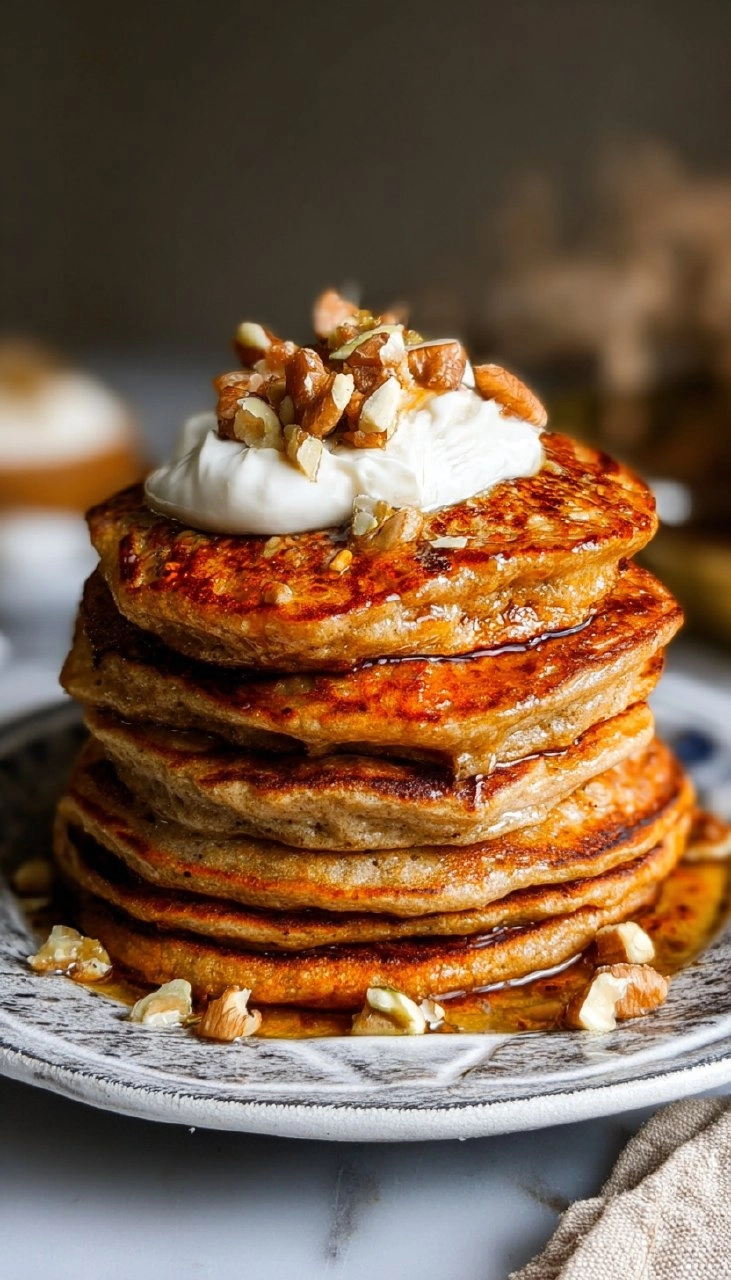 Carrot Cake Protein Pancakes 105 Carrot Cake Protein Pancakes