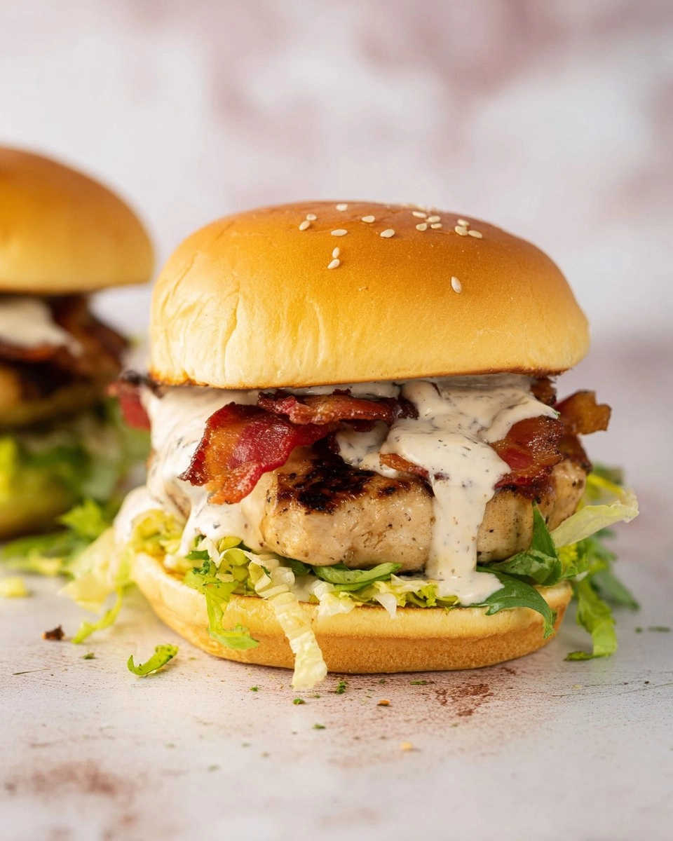 Chicken Bacon Ranch Smashburgers 84 Chicken Bacon Ranch Smashburgers