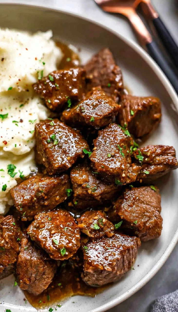 Garlic Butter Steak Bites