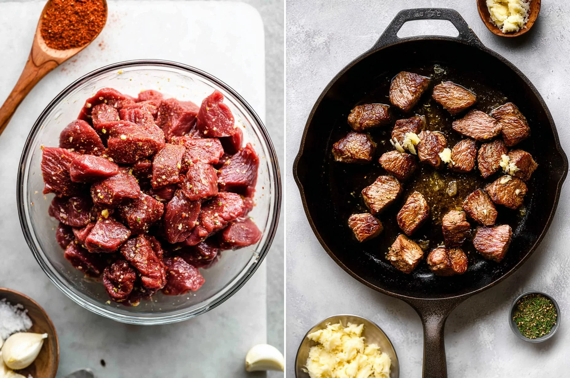 Garlic Butter Steak Bites