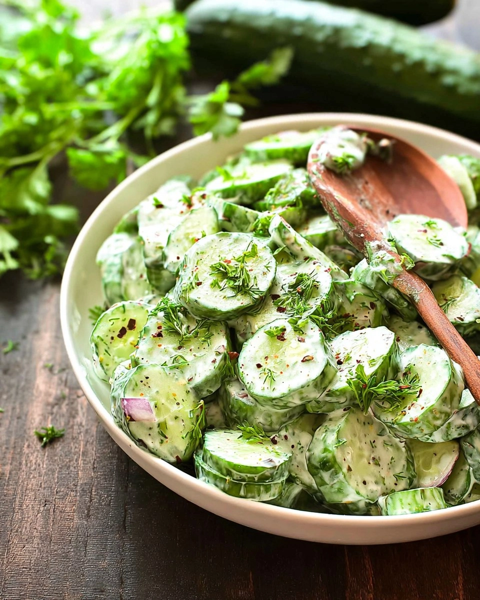 Green Goddess Cucumber Salad