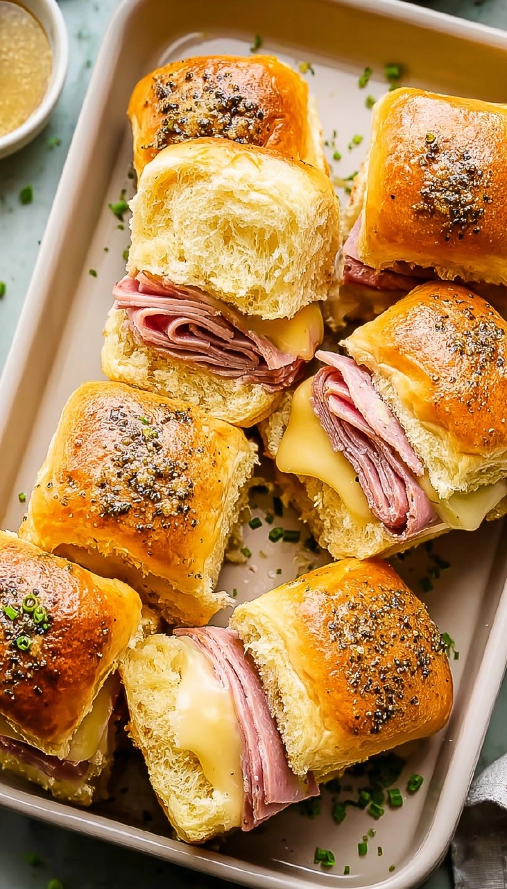 Hot Ham and Cheese Sliders