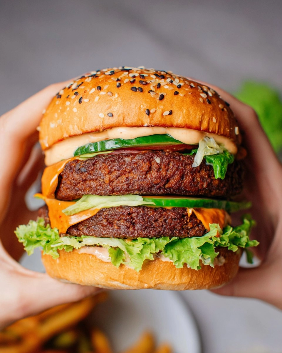 Meaty Vegan Burger Patties