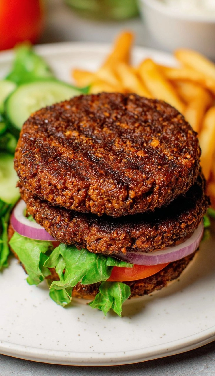 Meaty Vegan Burger Patties