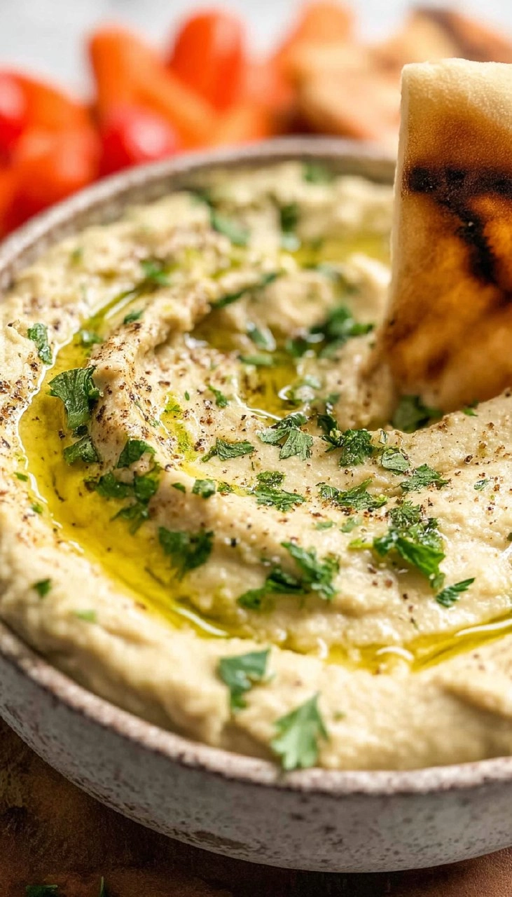 Roasted Garlic White Bean Dip