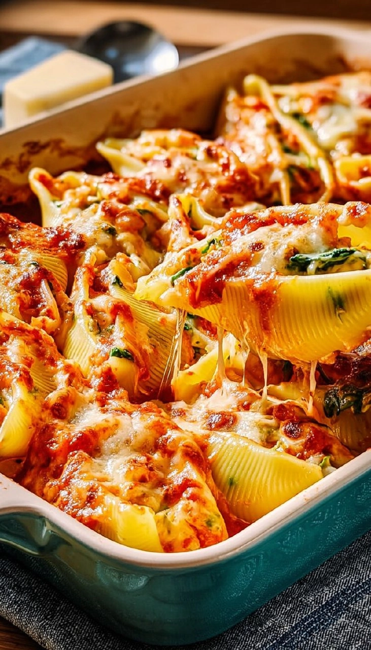 Stuffed Pasta Shells (Whipped Cottage Cheese & Spinach) 112 Stuffed Pasta Shells (Whipped Cottage Cheese & Spinach)