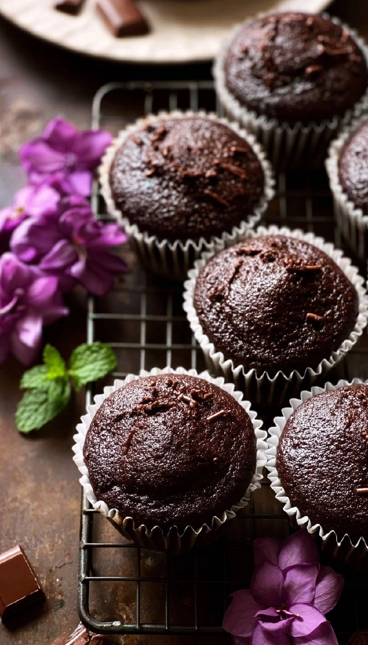 mint chocolate cupcakes