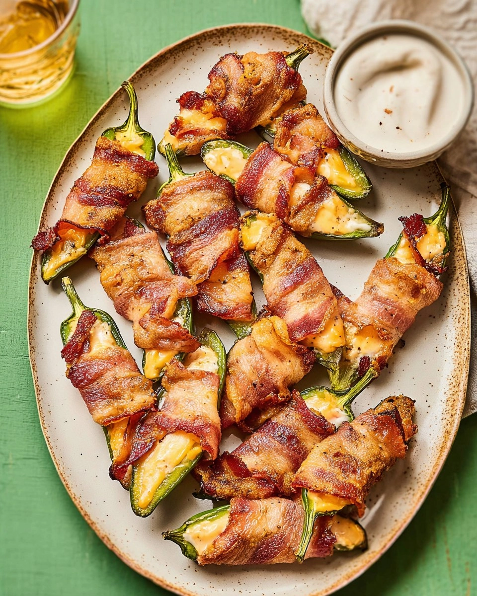 Bacon Wrapped Jalapeno Poppers
