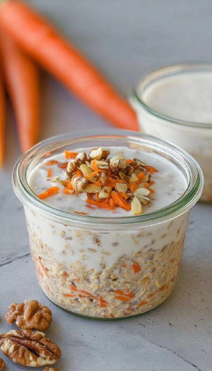 Carrot Cake Overnight Oats 75 Carrot Cake Overnight Oats