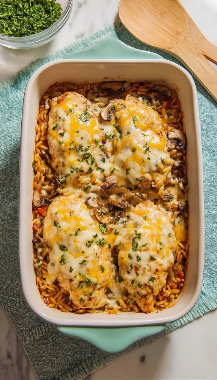 Chicken Orzo Bake