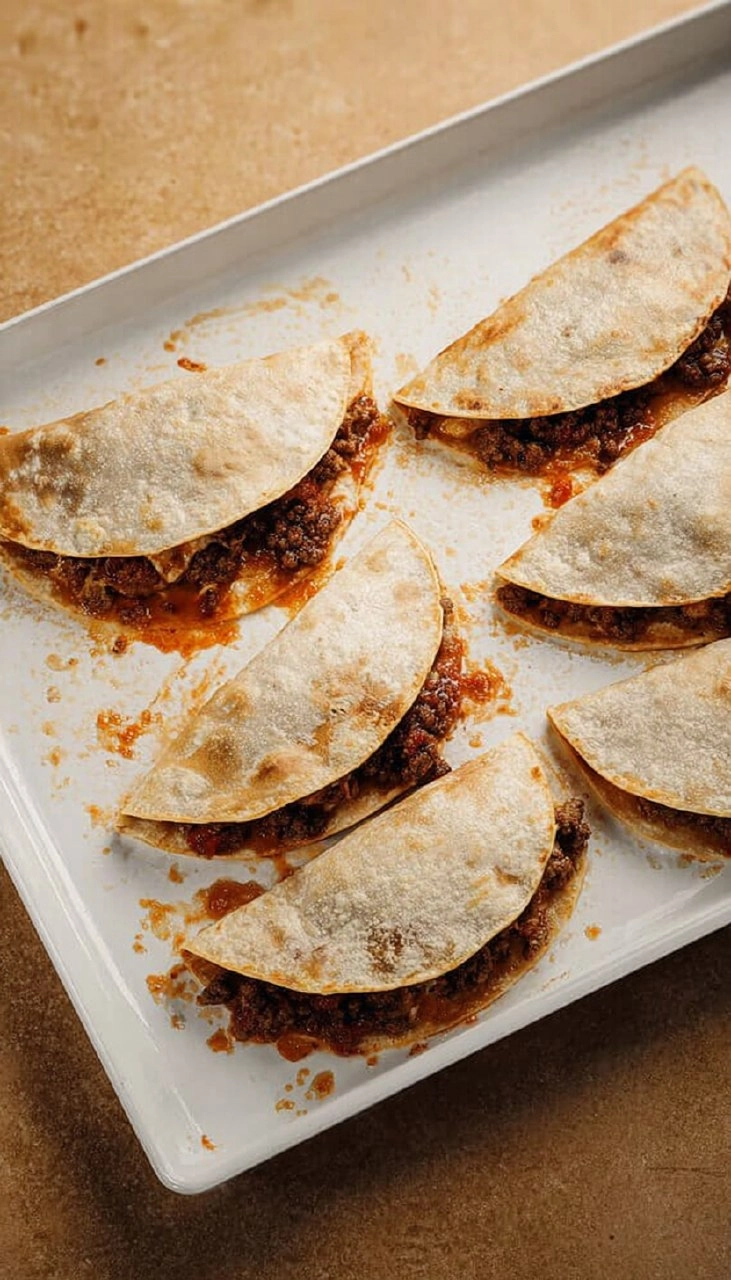 Ground Beef Baked Tacos