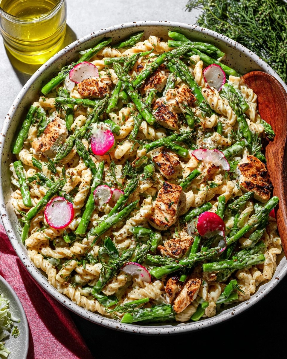 Honey Mustard Chicken Pasta Salad