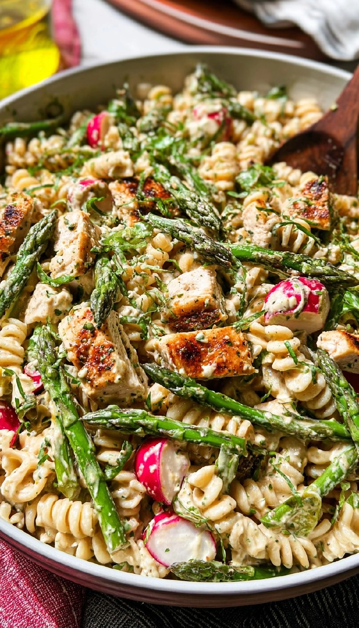 Honey Mustard Chicken Pasta Salad