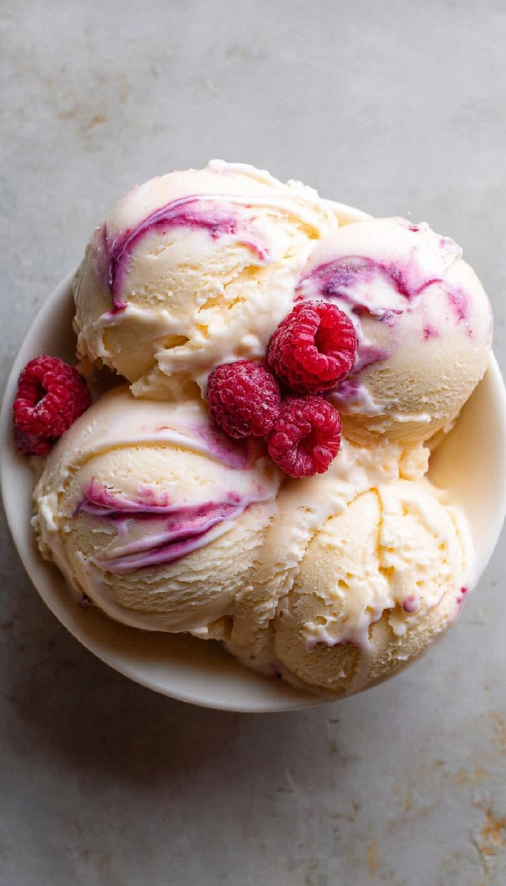 Lavender Lemon Raspberry Ripple Ice Cream 95 Lavender Lemon Raspberry Ripple Ice Cream