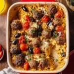 Mediterranean-Meatball-Casserole-Dump-and-Bake-Recipe