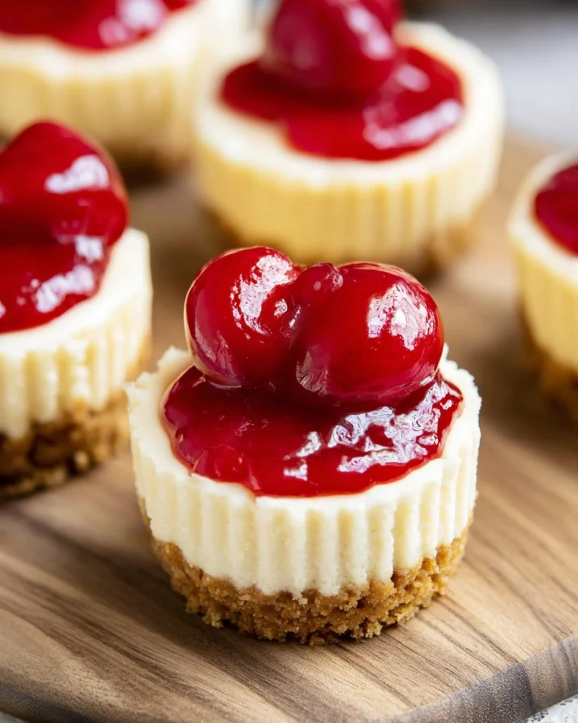 Mini-Cherry-Cheesecakes-Recipe