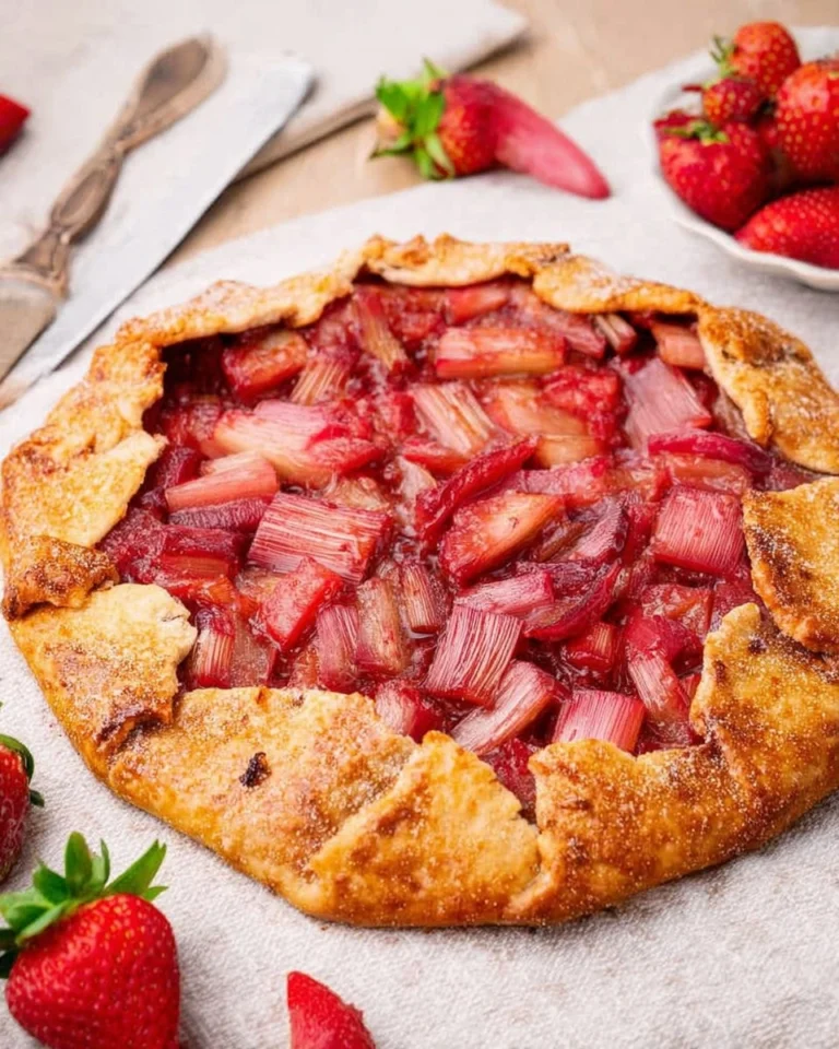 Strawberry-Rhubarb-Galette-Recipe