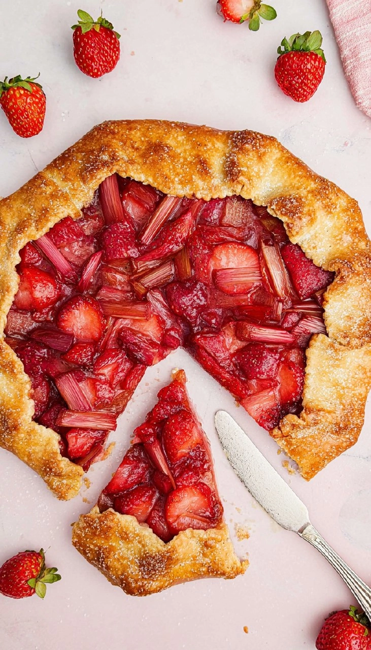 Strawberry Rhubarb Galette 137 Strawberry Rhubarb Galette