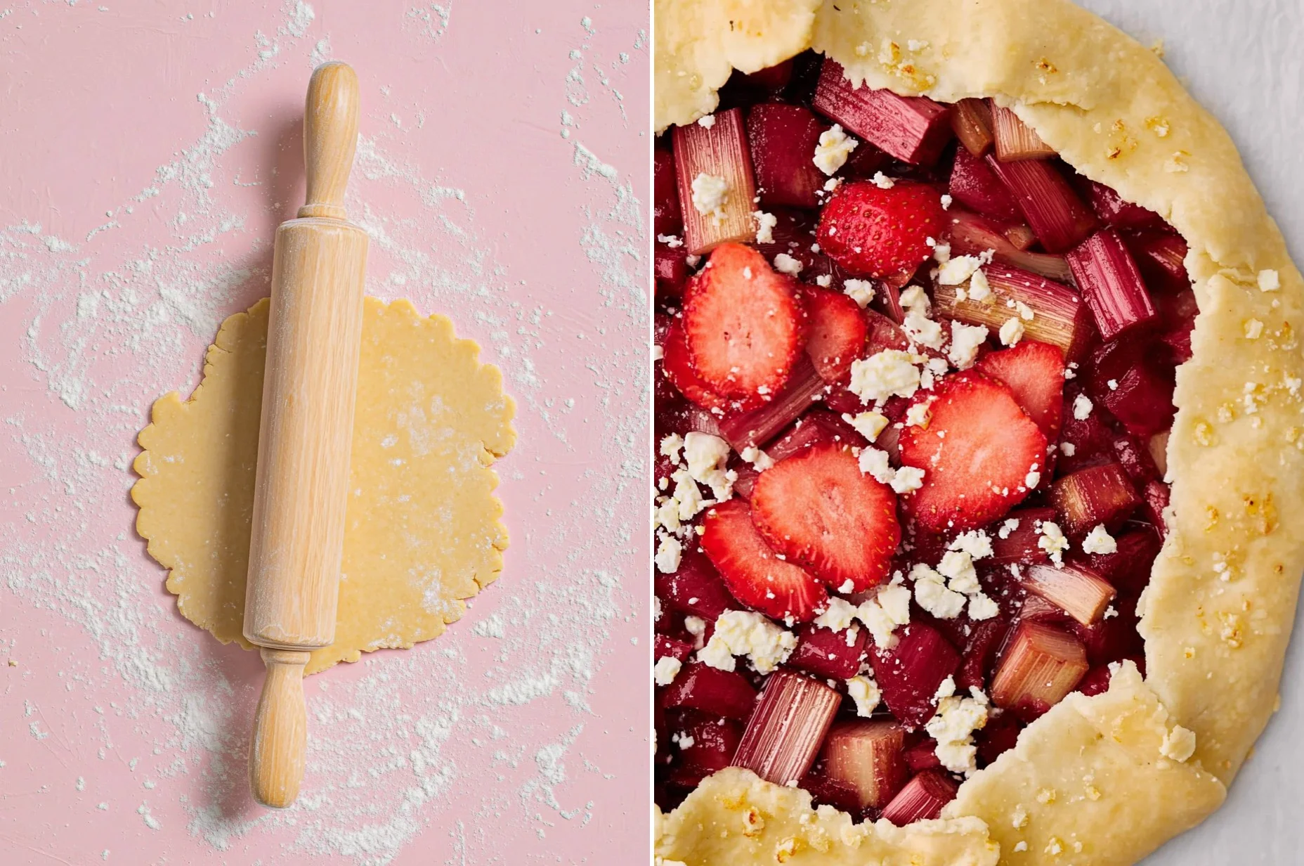 Strawberry Rhubarb Galette 136 Strawberry Rhubarb Galette