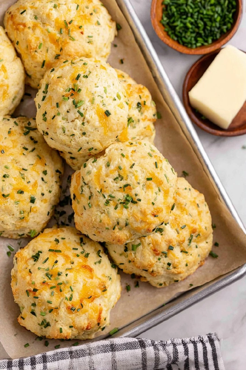 Cheddar Chive Biscuits 122 Cheddar Chive Biscuits