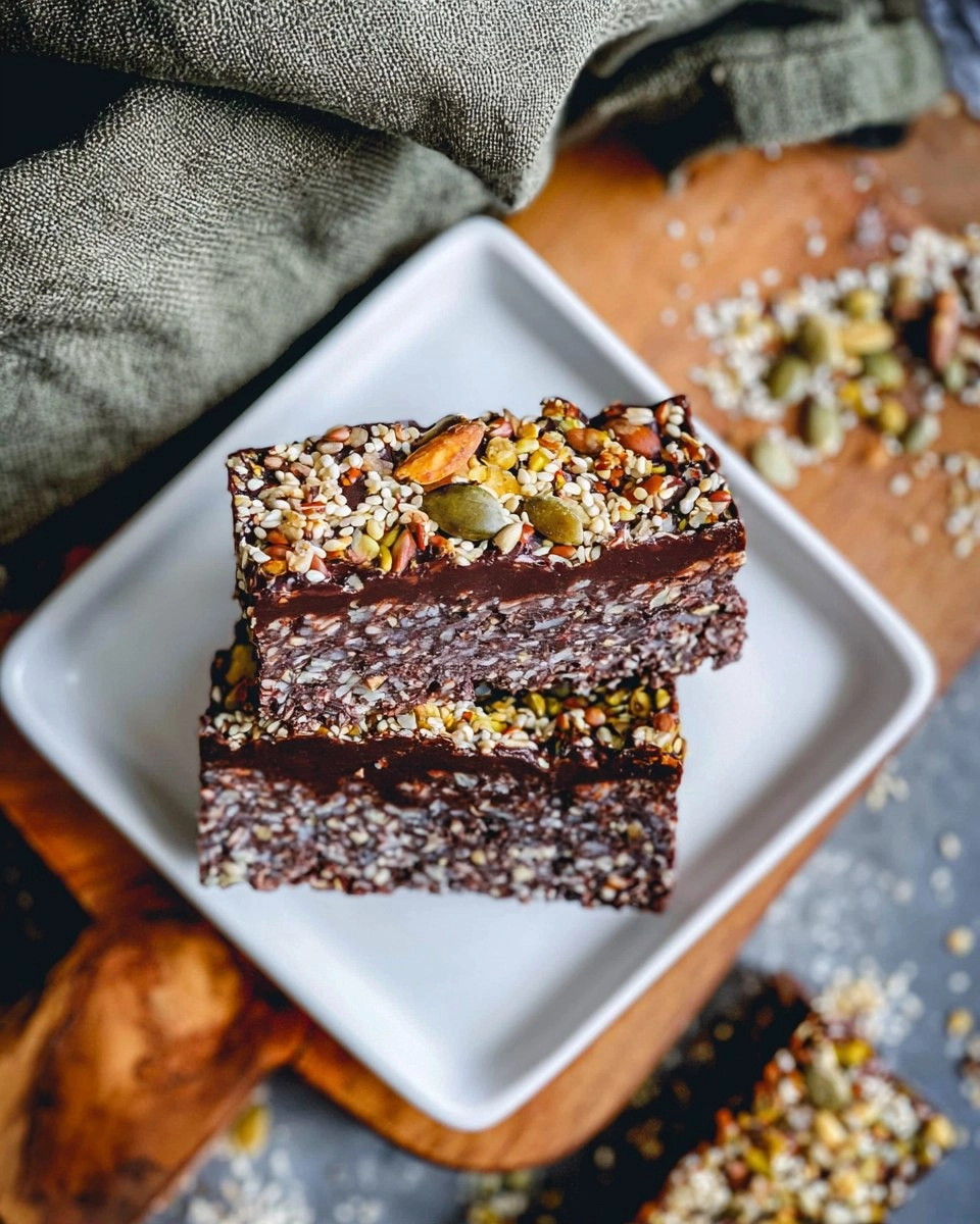 Chocolate Super Seed Fudge Bars 111 Chocolate Super Seed Fudge Bars