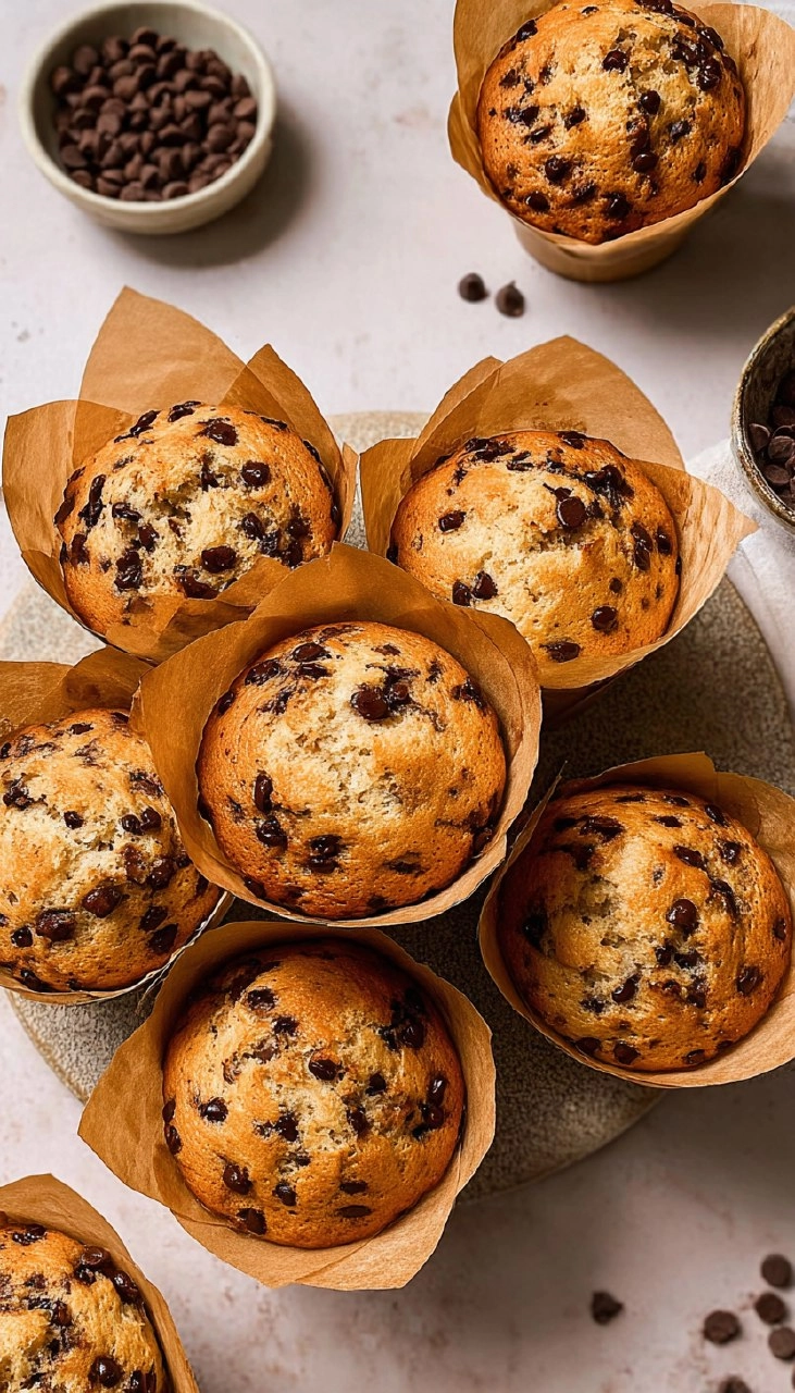 Gluten-Free-Choc-Chip-Protein-Muffins-Recipe