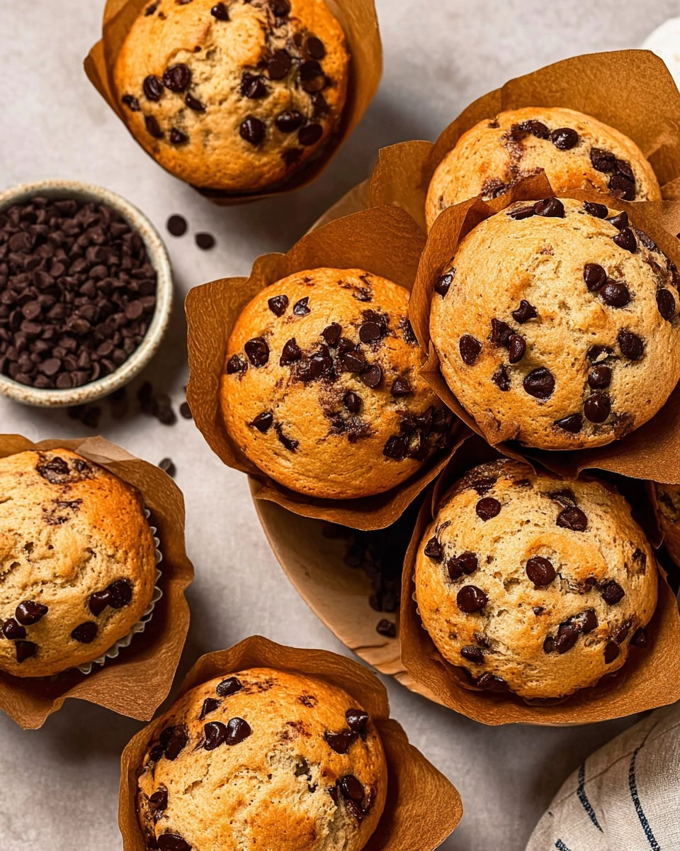 Gluten Free Choc Chip Protein Muffins