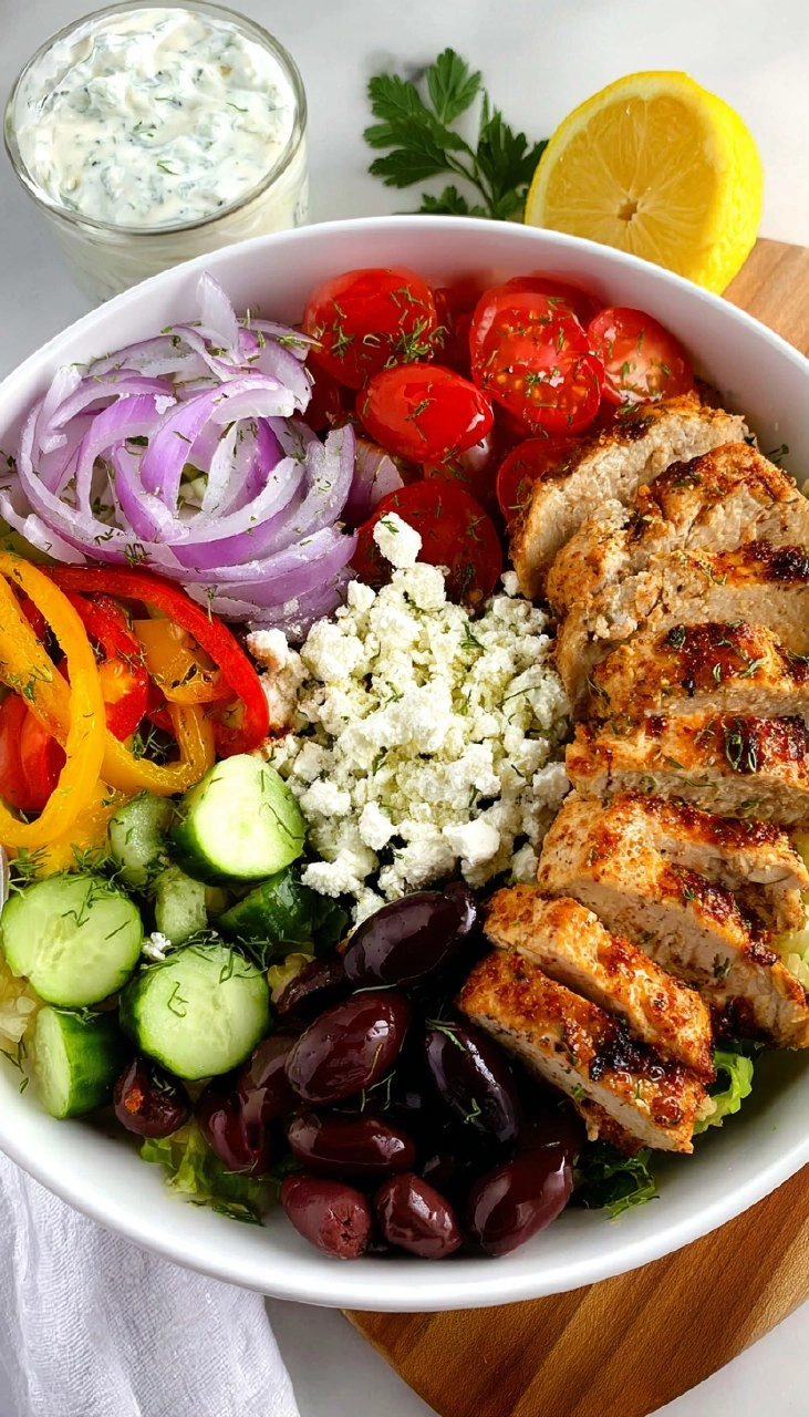 Greek Chicken Bowl 125 Greek Chicken Bowl