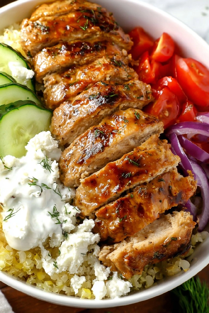 Greek Chicken Bowl 127 Greek Chicken Bowl
