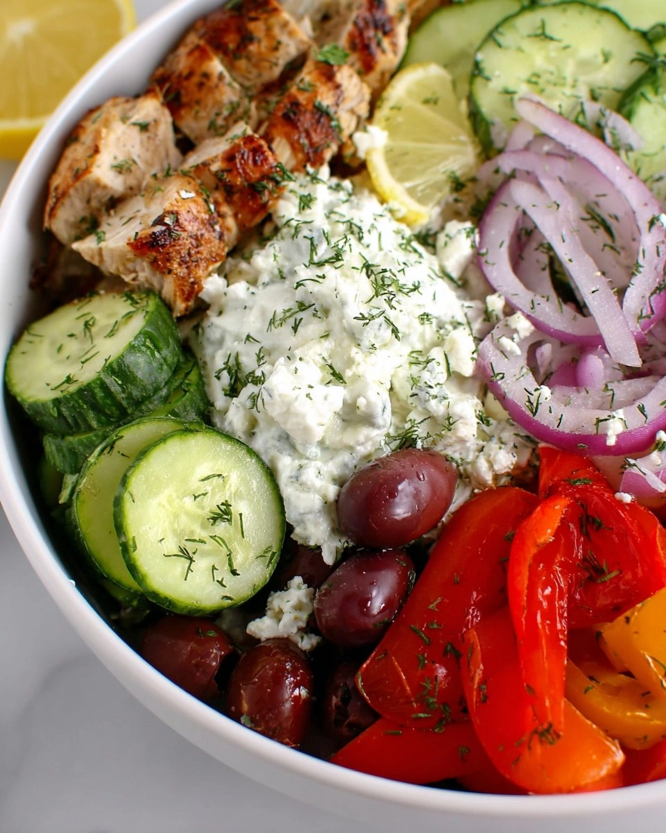 Greek Chicken Bowl 126 Greek Chicken Bowl