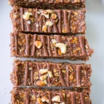 High-Fiber-No-Bake-Chocolate-Brownie-Protein-Bars-Recipe