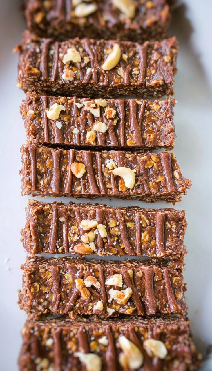 High-Fiber-No-Bake-Chocolate-Brownie-Protein-Bars-Recipe