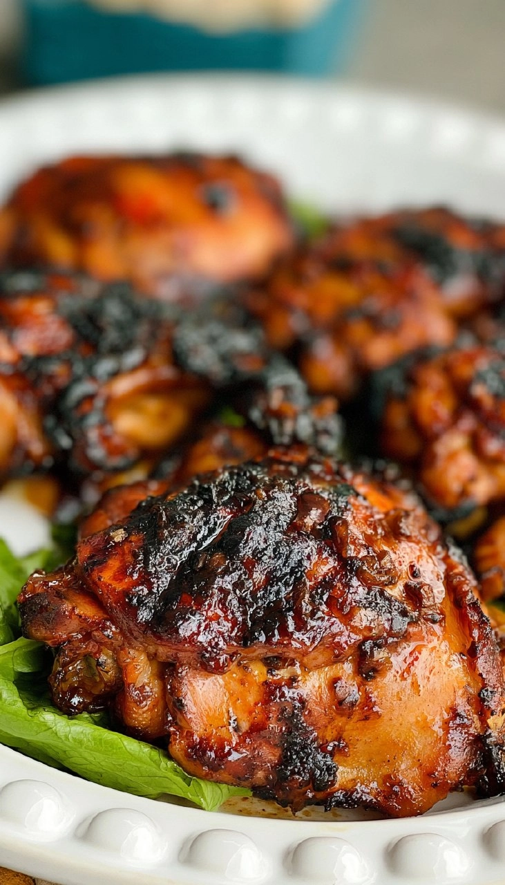 Huli Huli Grilled Boneless Chicken Thighs